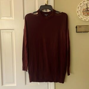 Splendid slight cold shoulder sweater